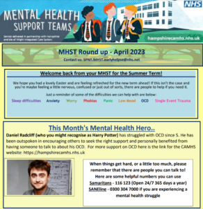 Mental Health April Newsletter